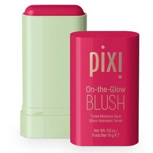 NIB Pixi On-the-Glow Blush Stick in Ruby - Strawberry Red